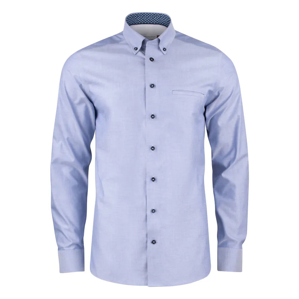 J.Harvest & Frost Red Bow 121 Hemd Regular Fit Heren Blauw