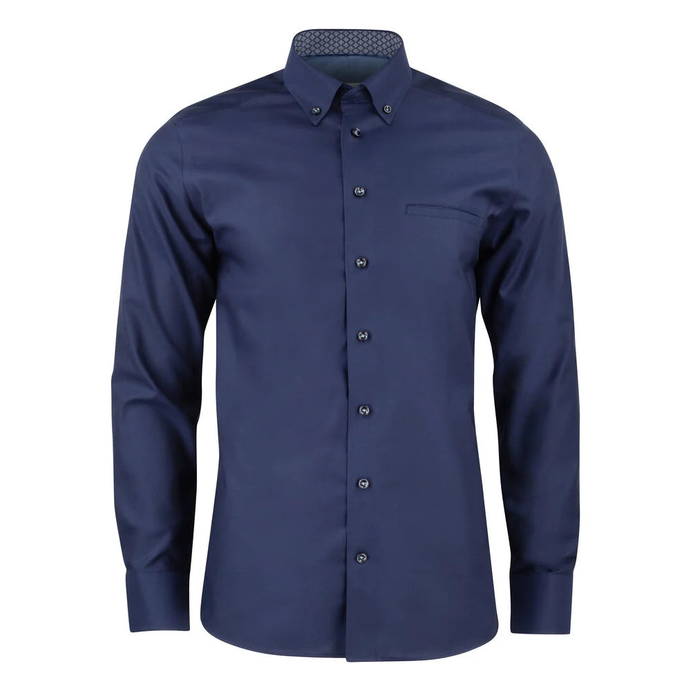 J.Harvest & Frost Red Bow 121 Hemd Slim Fit Heren Marine
