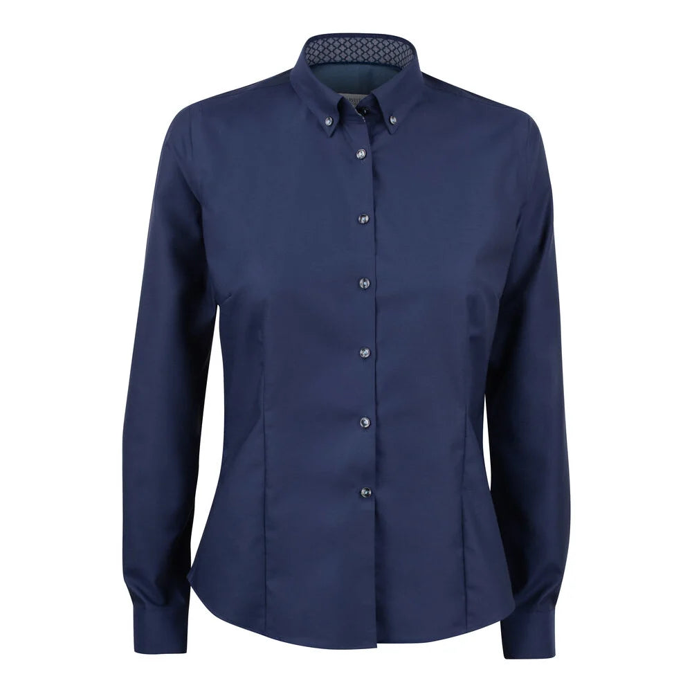 J.Harvest & Frost Red Bow 121 Hemd Dames Marine