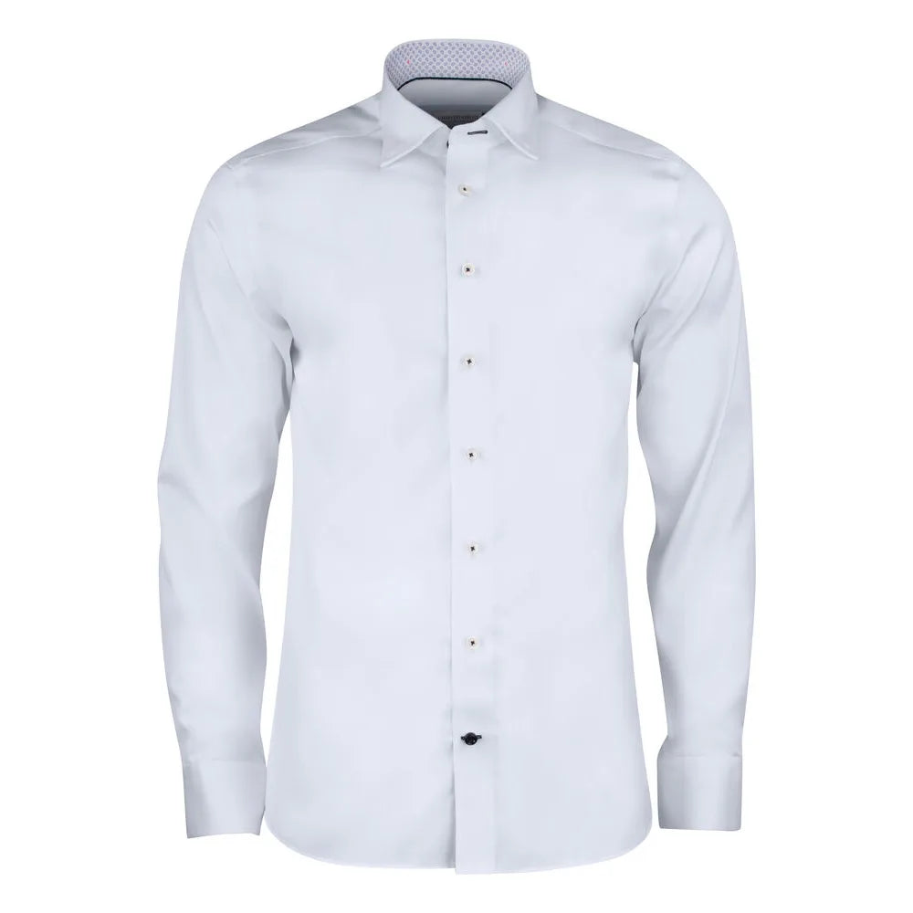 J.Harvest & Frost Red Bow 122 Hemd Regular Fit Heren Wit