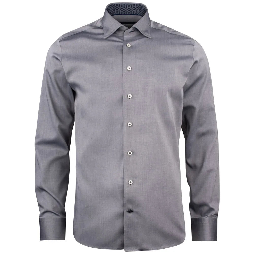 J.Harvest & Frost Red Bow 122 Hemd Regular Fit Heren Grijs