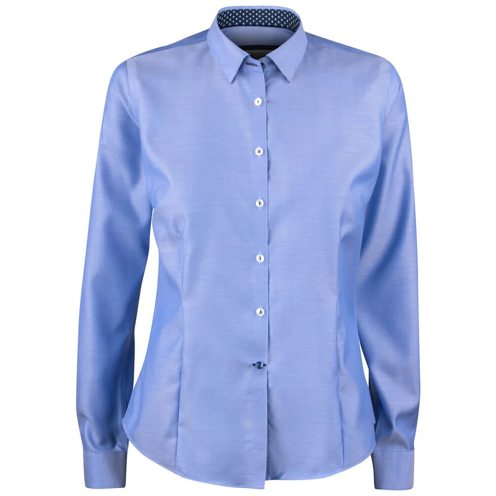 J.Harvest & Frost Red Bow 122 Hemd Dames Blauw