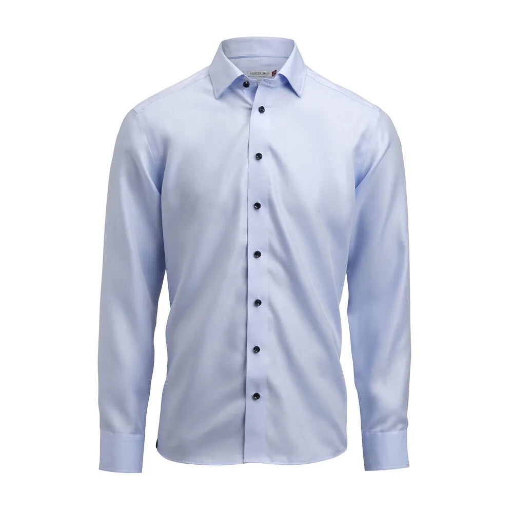 J.Harvest & Frost Red Bow 123 Hemd Regular Fit Heren Hemelsblauw