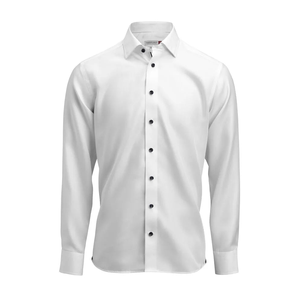 J.Harvest & Frost Red Bow 123 Hemd Slim Fit Heren Wit
