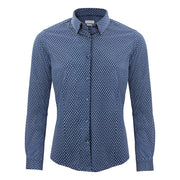 J.Harvest & Frost Indigo Bow 131 Hemd Dames Marine Print