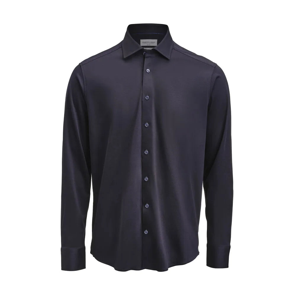 J.Harvest & Frost Indigo Bow 132 Hemd Regular Fit Heren Marine