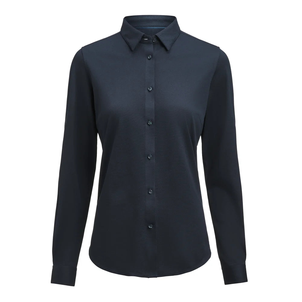 J.Harvest & Frost Indigo Bow 135 Hemd Contemporary Fit Dames Marine
