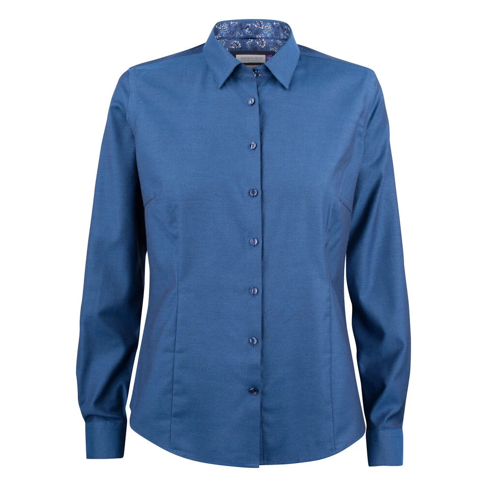 J.Harvest & Frost Purple Bow 142 Hemd Dames Blauw