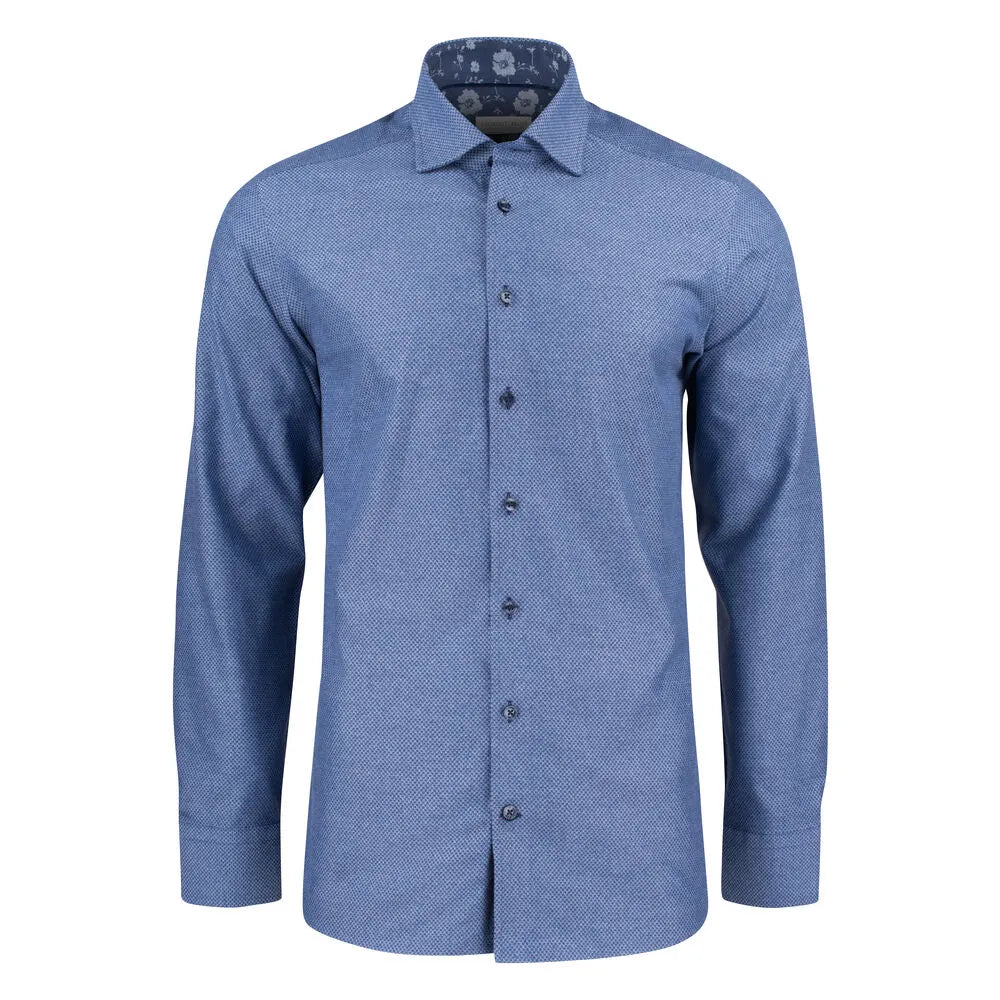 J.Harvest & Frost Purple Bow 144 Hemd Regular Fit Heren Indigo