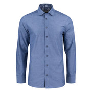 J.Harvest & Frost Purple Bow 144 Hemd Regular Fit Heren Indigo