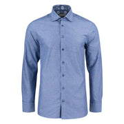 J.Harvest & Frost Purple Bow 144 Hemd Slim Fit Heren Indigo