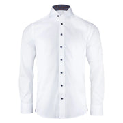 J.Harvest & Frost Purple Bow 146 Hemd Slim Fit Heren Wit