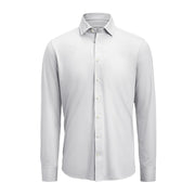 J.Harvest & Frost Purple Bow 147 Hemd Tailored Fit Heren Wit