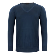 J.Harvest & Frost Merinov Gebreide Sweater Heren Marine