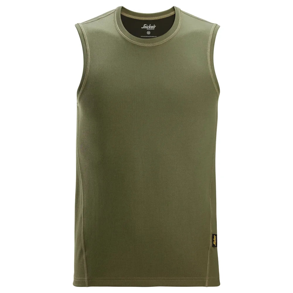 Snickers 2956 Stay Fresh Tanktop 3100 Khaki Green