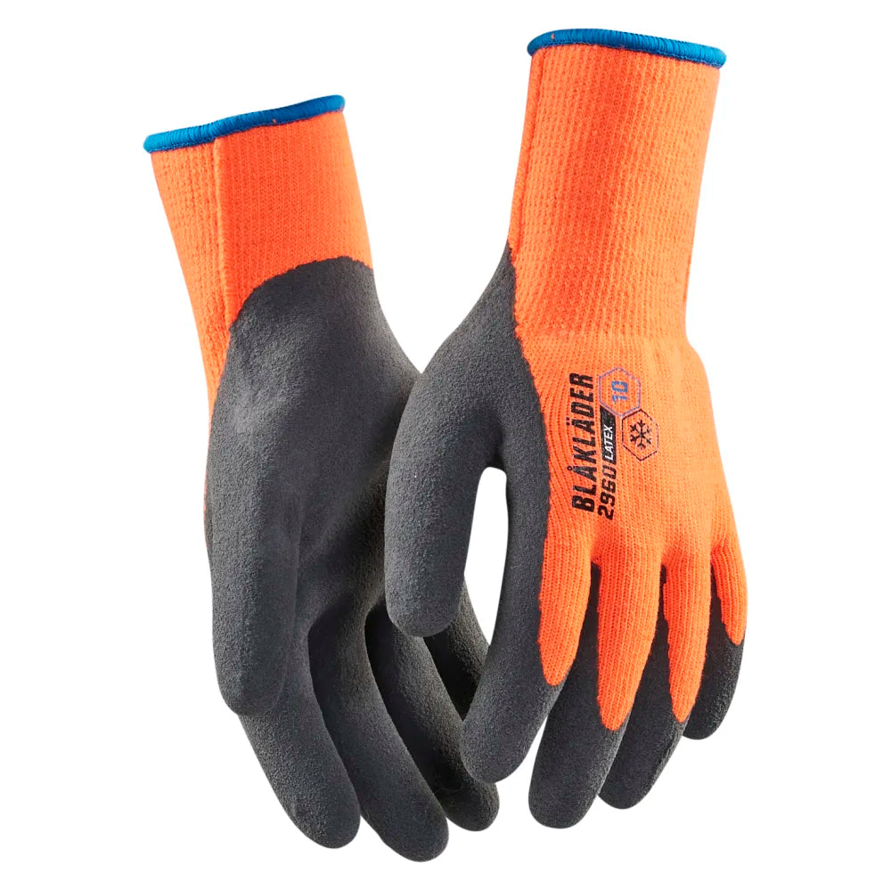 Blaklader 2960 1450 Werkhandschoenen Latex-Gedipt Gevoerd High Vis Oranje