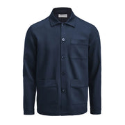 J.Harvest & Frost Patch Pocket Overshirt Unisex Marine