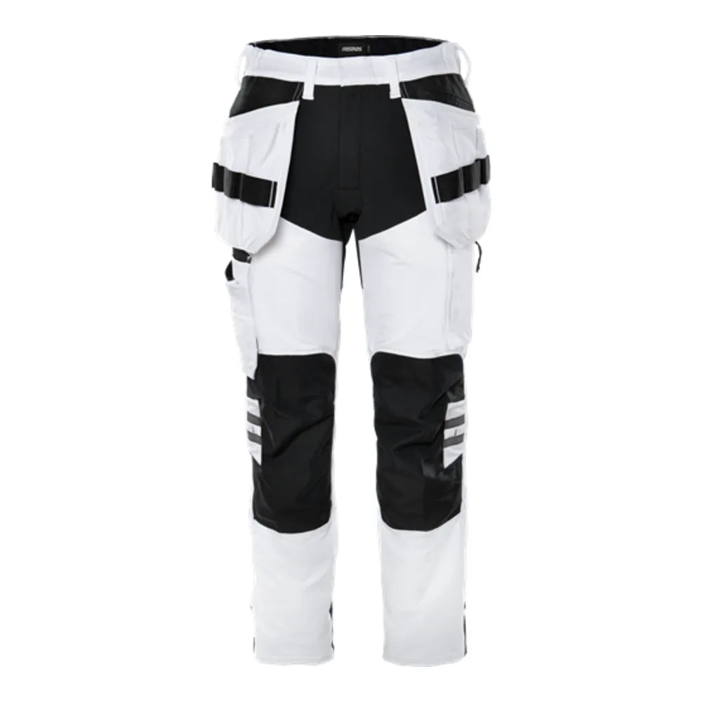 Fristads Werkbroek Stretch 2760 Glws Wit Zwart