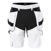 Fristads Korte Broek Stretch 2762 Lws Wit Zwart