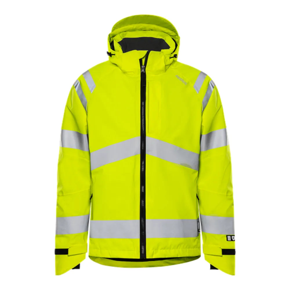 Fristads High Vis Green Stretch Shelljack Klasse 3 4680 Glps High Vis Geel
