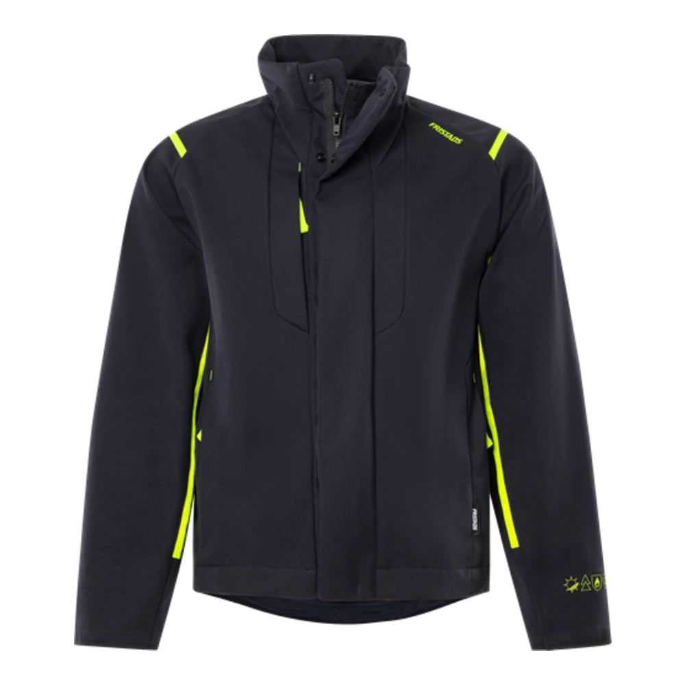 Fristads Flamestat Stretchjack 4180 Fss Donker Marineblauw Geel