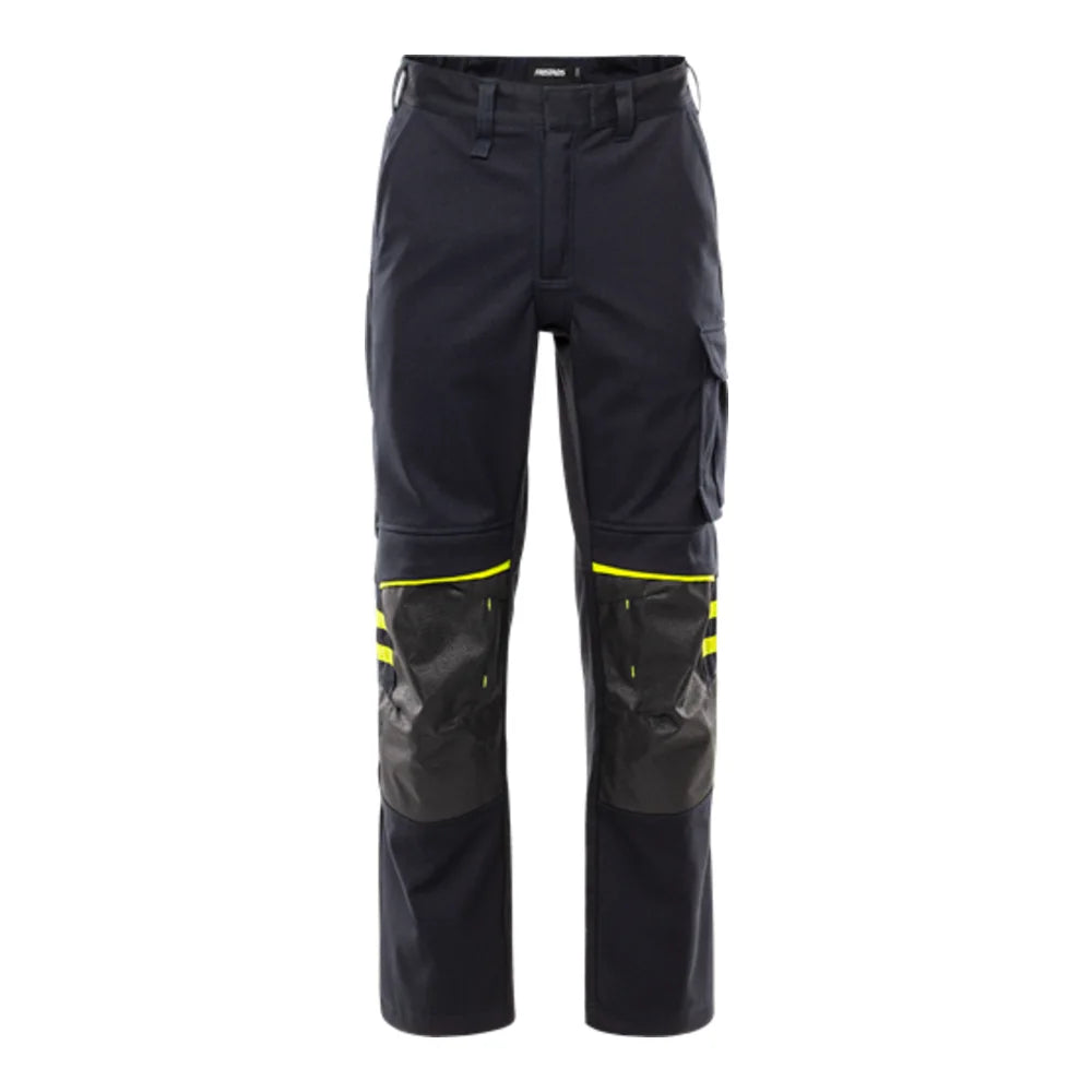 Fristads Flamestat Stretchbroek 2180 Fss Donker Marineblauw Geel