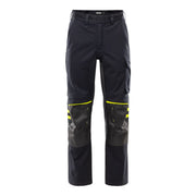Fristads Flamestat Stretchbroek 2180 Fss Donker Marineblauw Geel