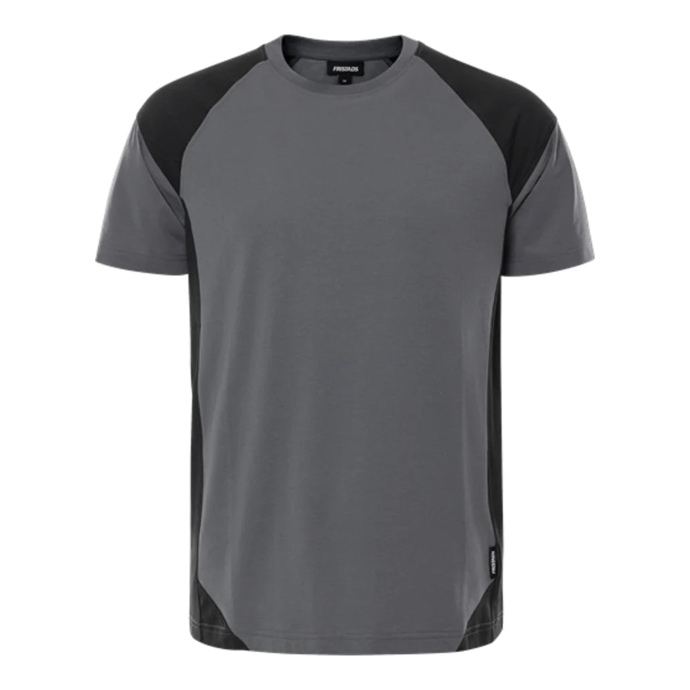Fristads Green Heavy T-Shirt 7046 Gtm Grijs Zwart
