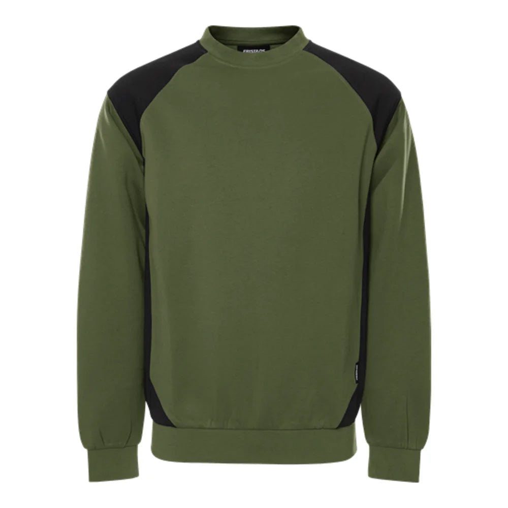 Fristads Green Sweater 7148 Gsm Legergroen Zwart