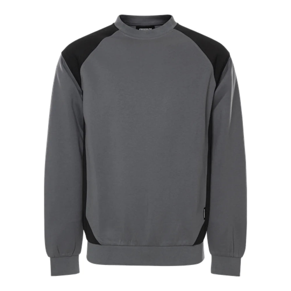 Fristads Green Sweater 7148 Gsm Grijs Zwart