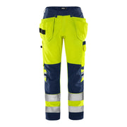 Fristads High Vis Dameswerkbroek  Klasse 2 2671 Gplu High Vis Geel Marineblauw