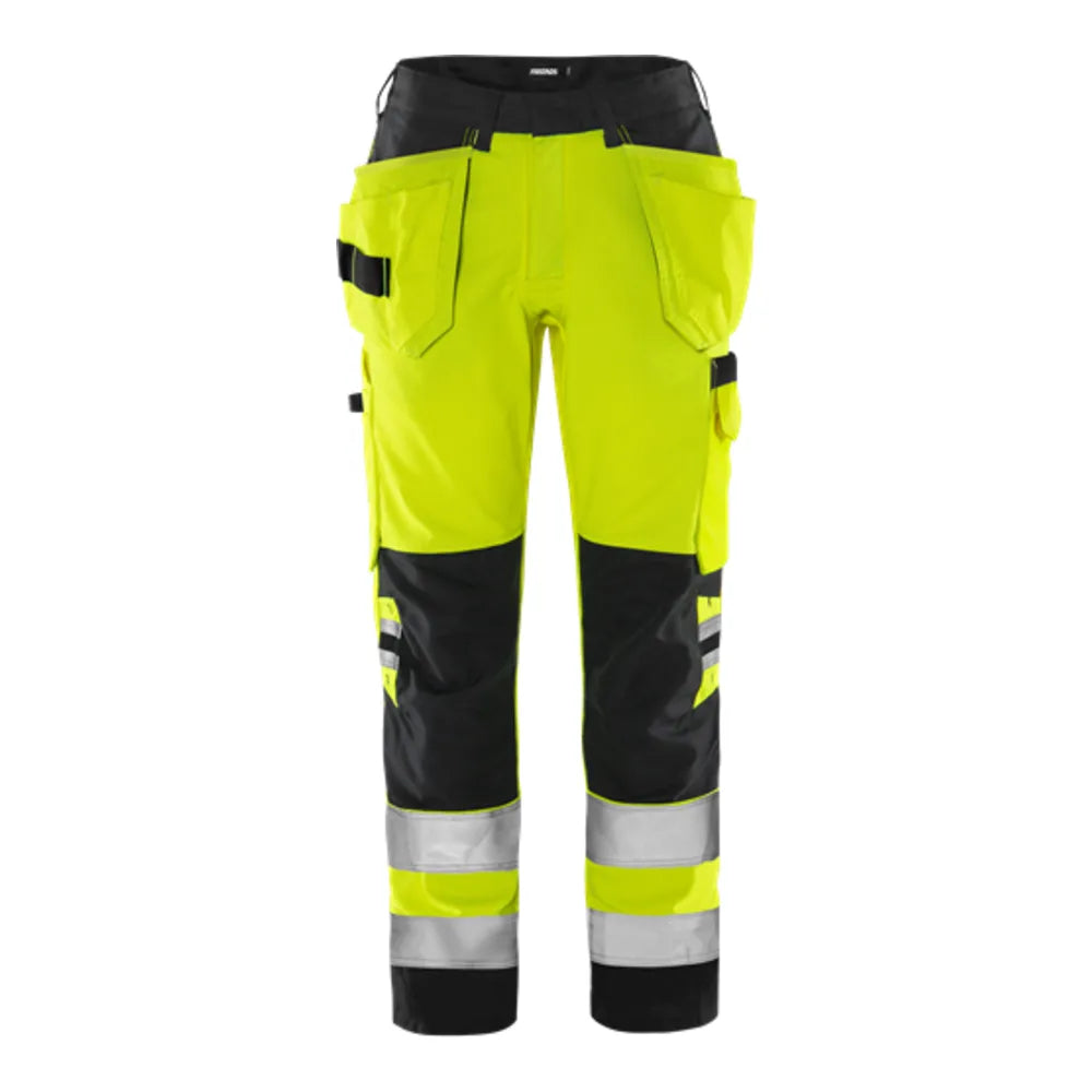 Fristads High Vis Dameswerkbroek  Klasse 2 2671 Gplu High Vis Geel Zwart