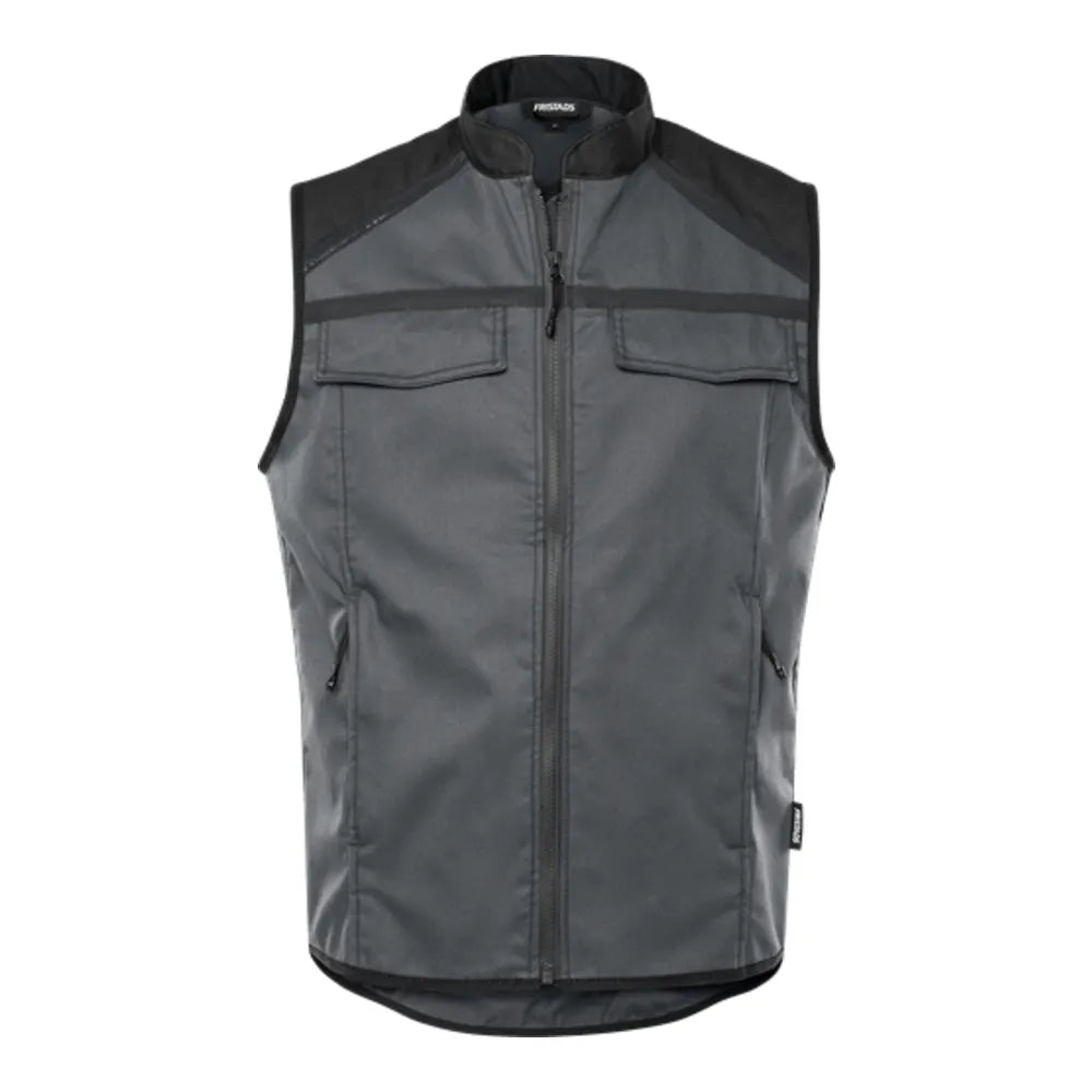 Fristads Vest 5555 Stfp Grijs Zwart