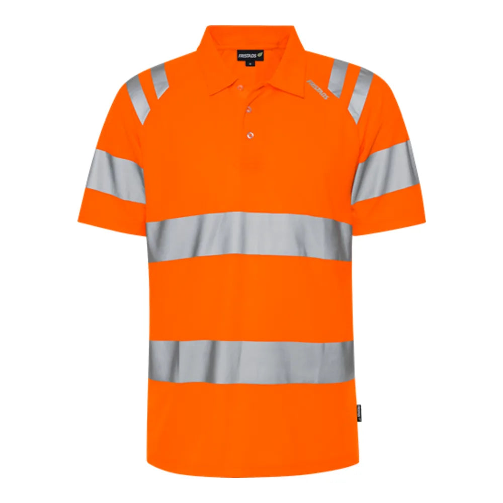 Fristads Hogezichtbaarheids Green Functioneel Poloshirt Klasse 3 7861 Gpst High Vis Oranje