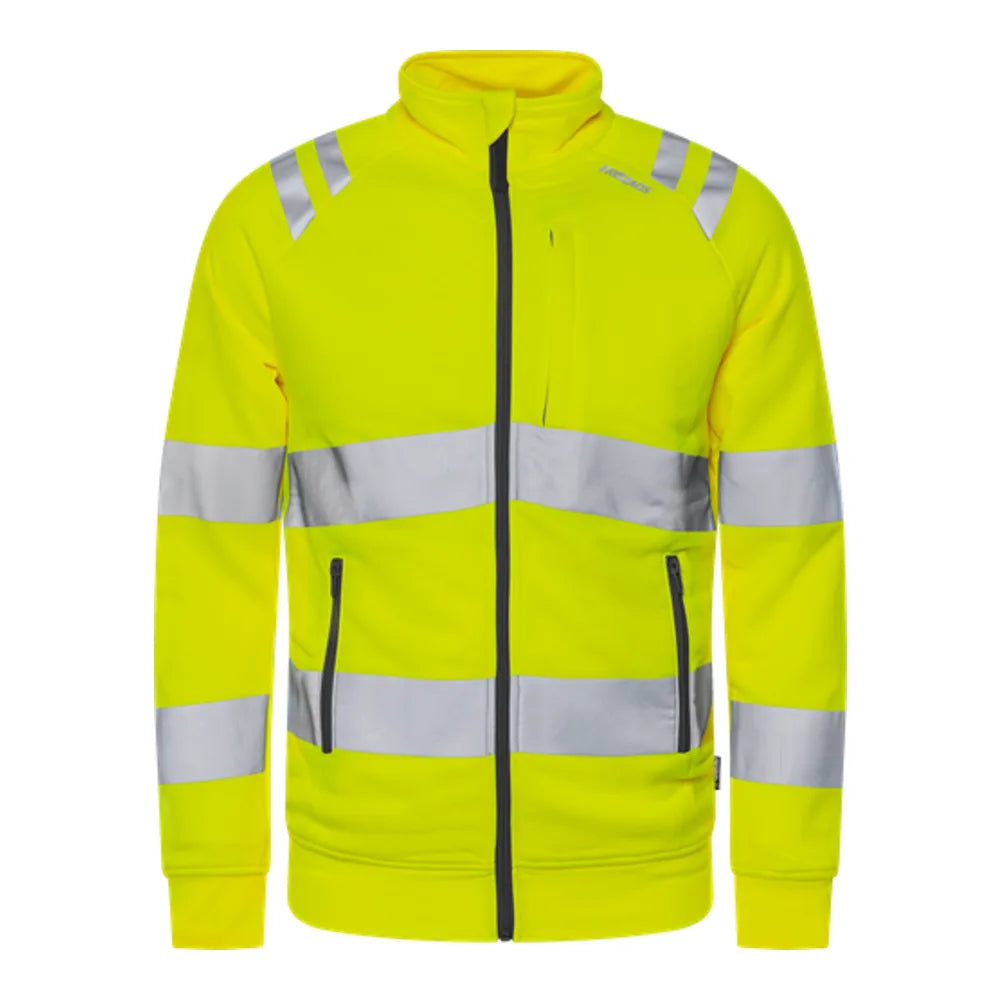 Fristads High Vis Green Sweatjack Klasse 3 7863 Gpsw High Vis Geel