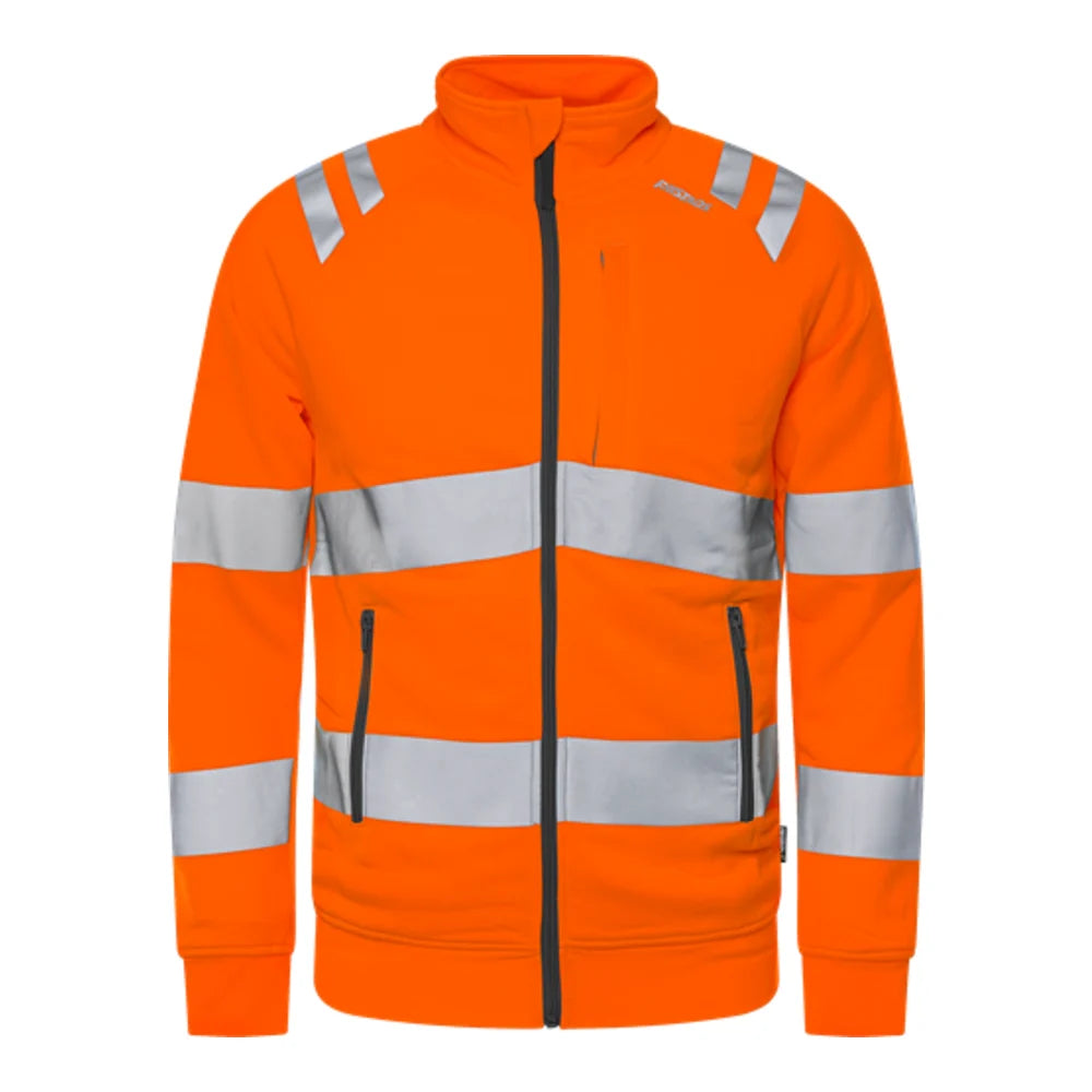 Fristads High Vis Green Sweatjack Klasse 3 7863 Gpsw High Vis Oranje
