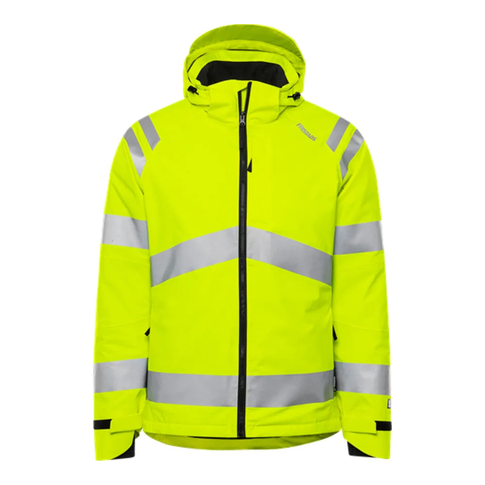 Fristads High Vis Green Stretch Winterjack Klasse 3 4682 Glps High Vis Geel