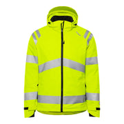 Fristads High Vis Green Stretch Winterjack Klasse 3 4682 Glps High Vis Geel