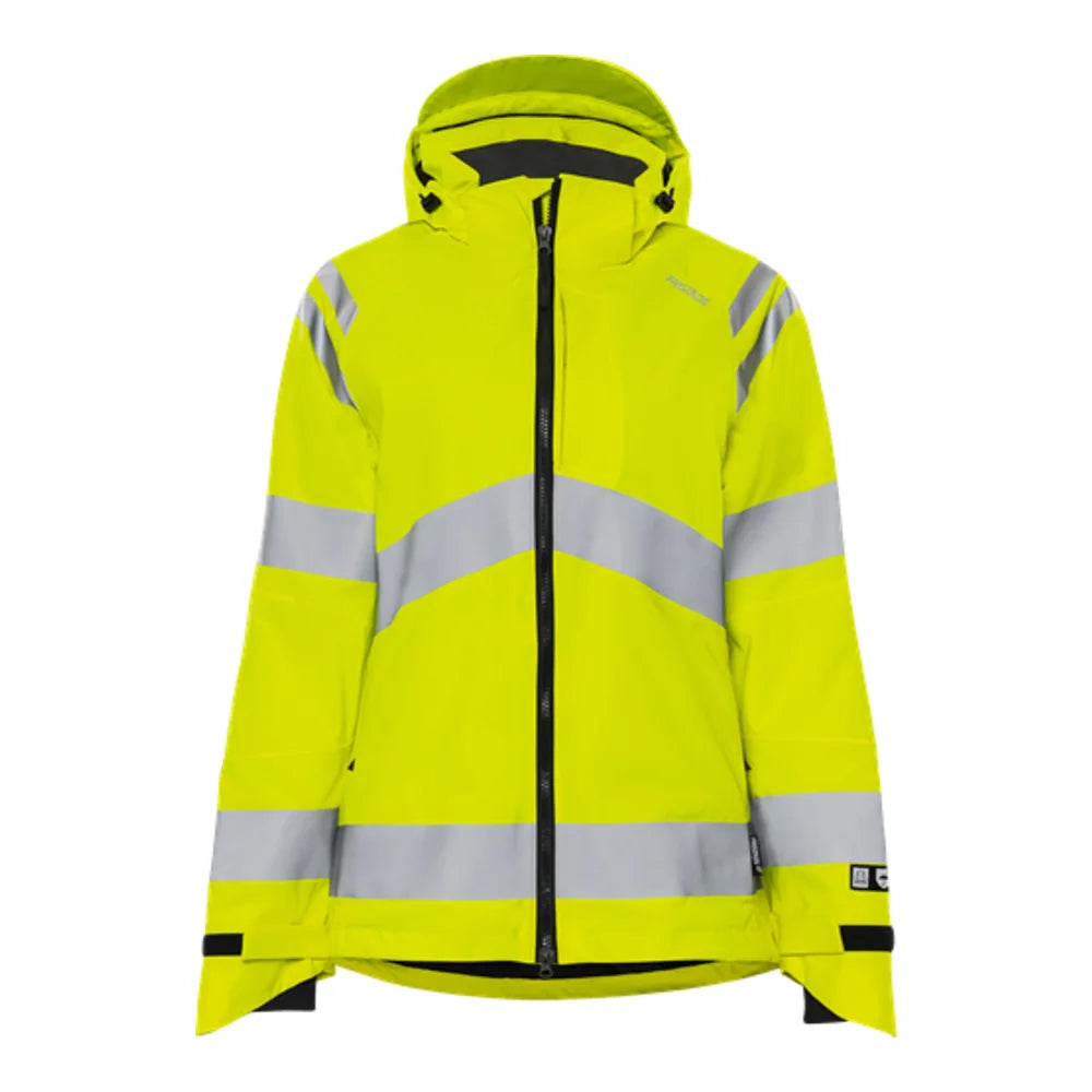 Fristads High Vis Green Dames Stretch Shelljack Klasse 3 4681 Glps High Vis Geel