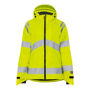 Fristads High Vis Green Dames Stretch Shelljack Klasse 3 4681 Glps High Vis Geel