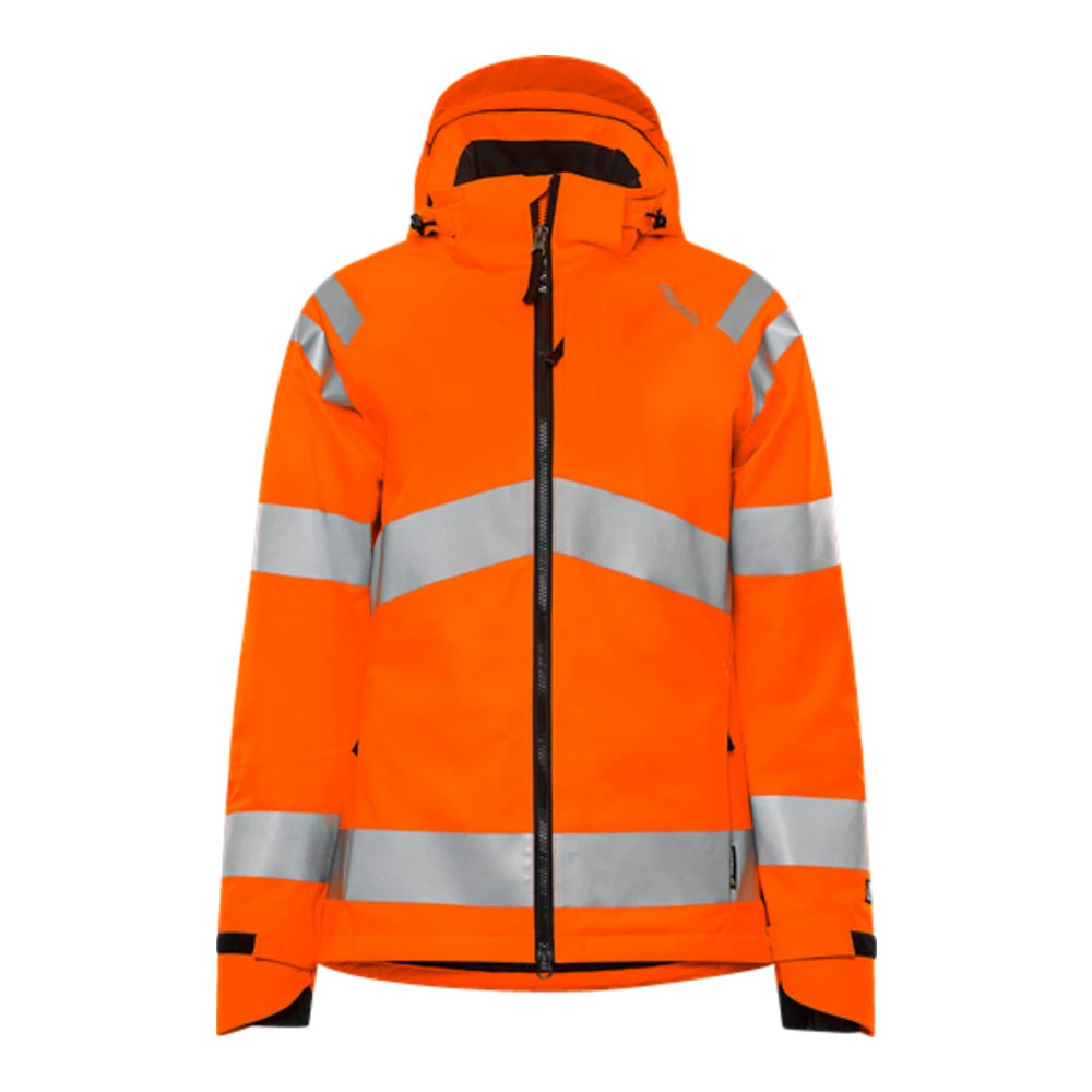Fristads High Vis Green Dames Stretch Winterjack Klasse 3 4683 Glps High Vis Oranje