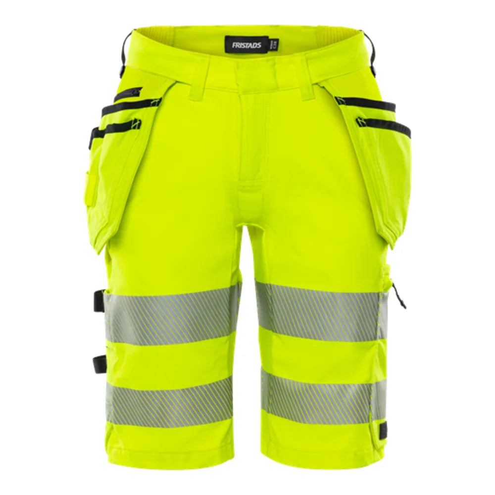 Fristads High Vis Stretch Damesshorts Klasse 1 2667 Gstp High Vis Geel