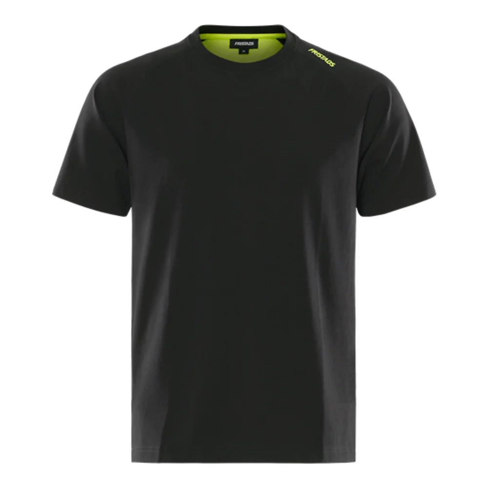 Fristads Heavy Stretch T-Shirt 7553 Gtme Zwart Geel
