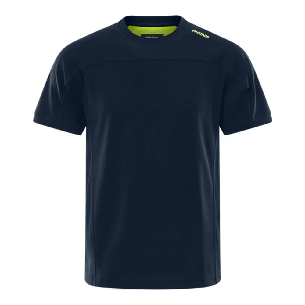 Fristads Functional T-Shirt 7554 Gpin Donker Marineblauw Geel
