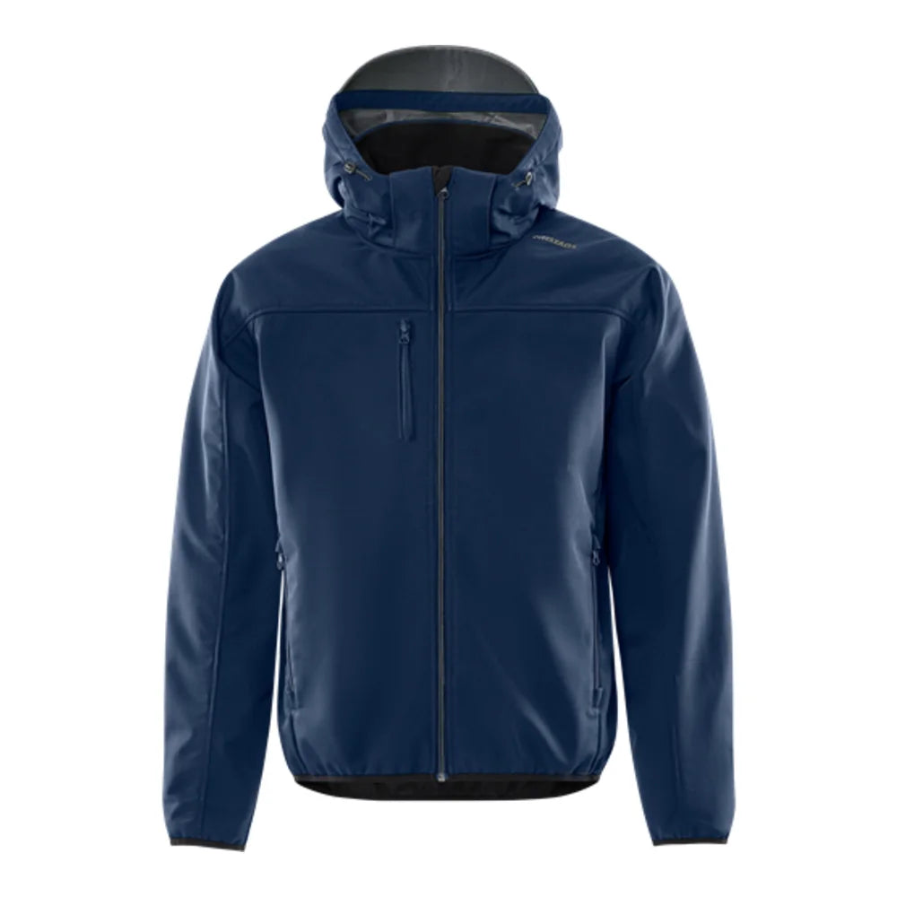 Fristads Softshelljack Met Capuchon 4655 Gbf Marineblauw Grijs