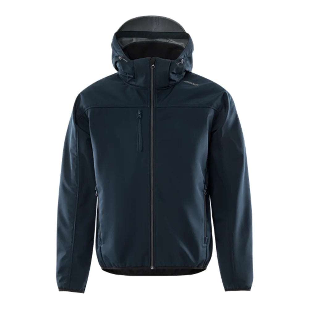 Fristads Softshelljack Met Capuchon 4655 Gbf Donker Marineblauw Grijs