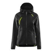 Fristads Functioneel Damessoftshelljack Met Capuchon 4872 Gbf Zwart