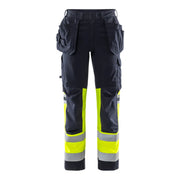 Fristads Flamestat High Vis Stretch Broek Klasse 1 2263 Athf High Vis Geel Marineblauw