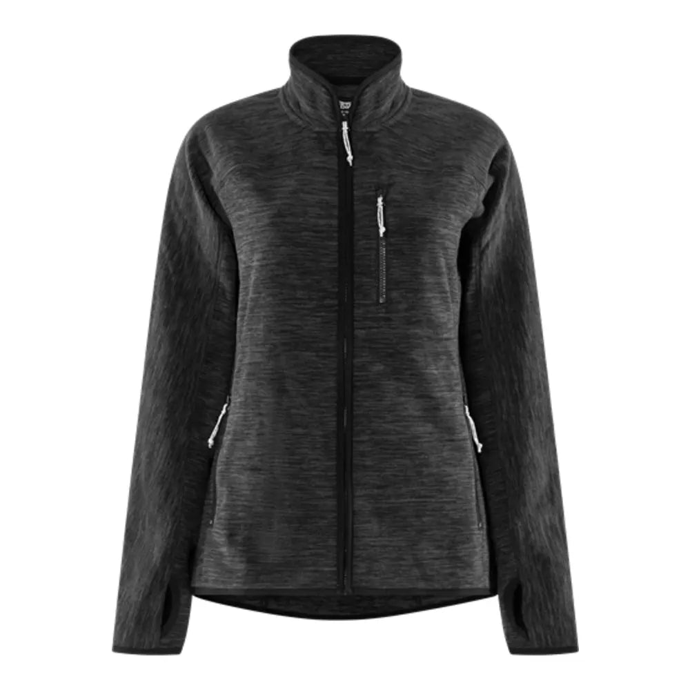 Fristads Cirrus Microfleece Damesjack Donkergrijs Gemeleerd