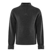 Fristads Terra Wollen Trui, Unisex Donkergrijs Gemeleerd